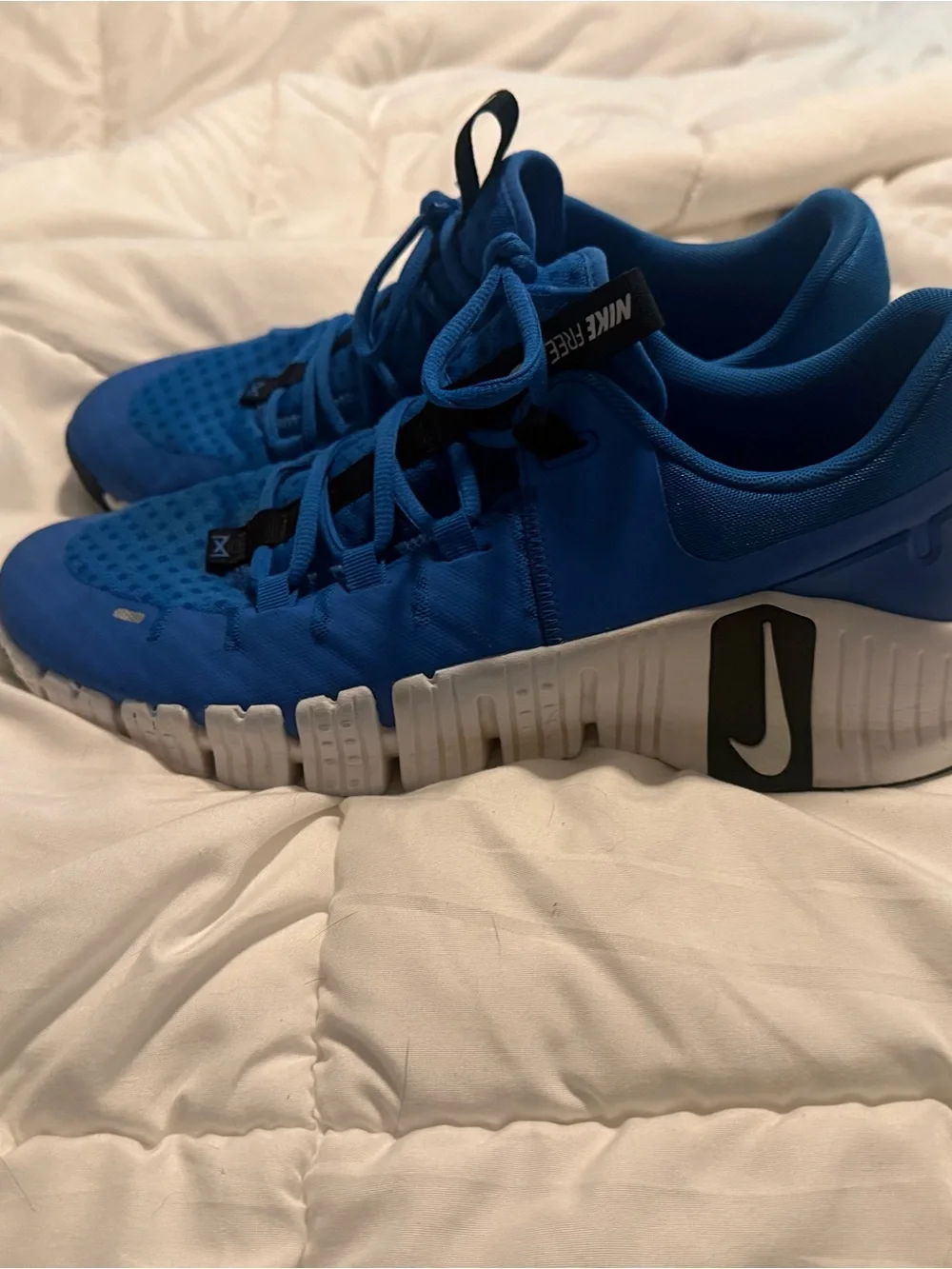 Nike Royal Blue and White Flexible Training Sneakers